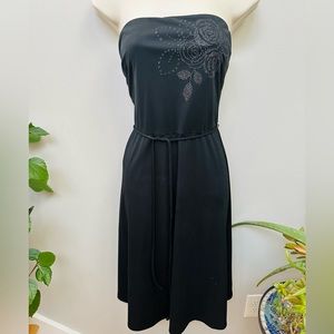 Express, Strapless Midi Dress, Size 7/8